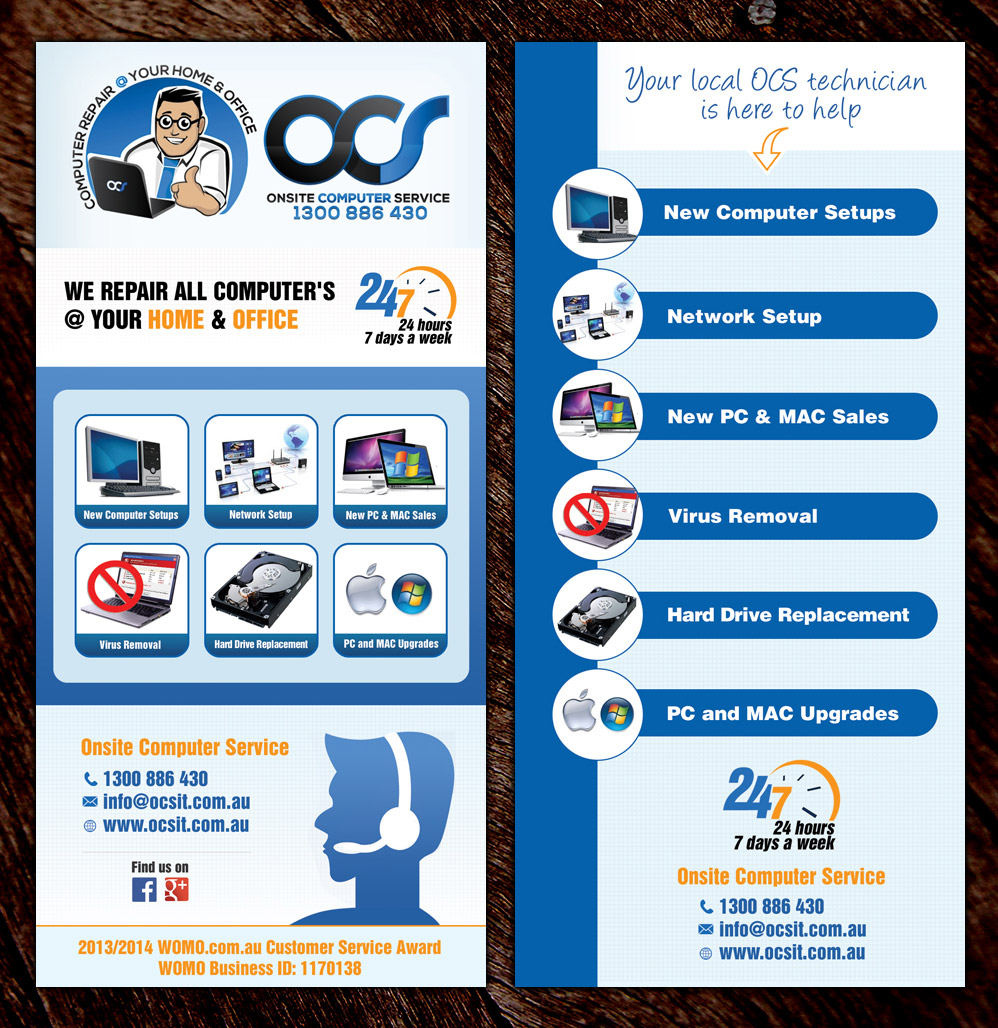 Onsite Computer Service Logo Design - 48hourslogo