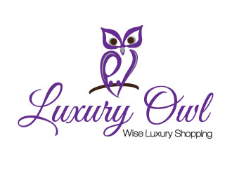 Luxury Owl logo design by Jelena