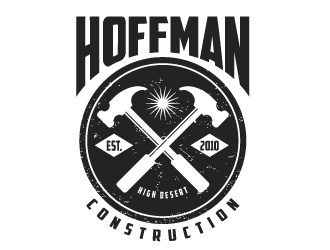 Hammer Down Construction logo design by Dakouten