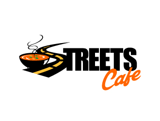Streets Cafe logo design by jaize