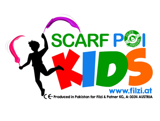 Scarf-Poi Kid logo design by veron