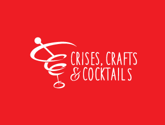 Crisis, Crafts, and Cocktails logo design by josephope
