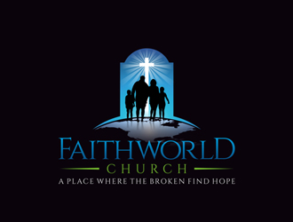 Faithworld Church logo design by Abril