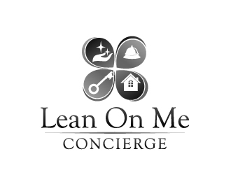 Lean on Me Concierge logo design by Dawnxisoul393