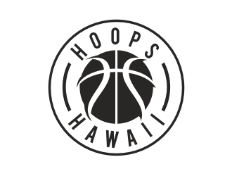 Hoops Hawaii logo design by dhe27