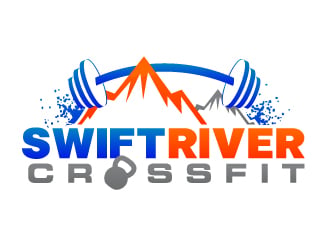 Swift River CrossFit Logo Design