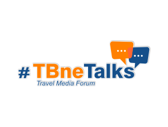 #TBneTalks Travel Media Forum logo design by rezadesign