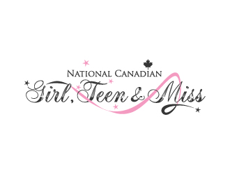 National Canadian Girl, Teen & Miss logo design by hwkomp