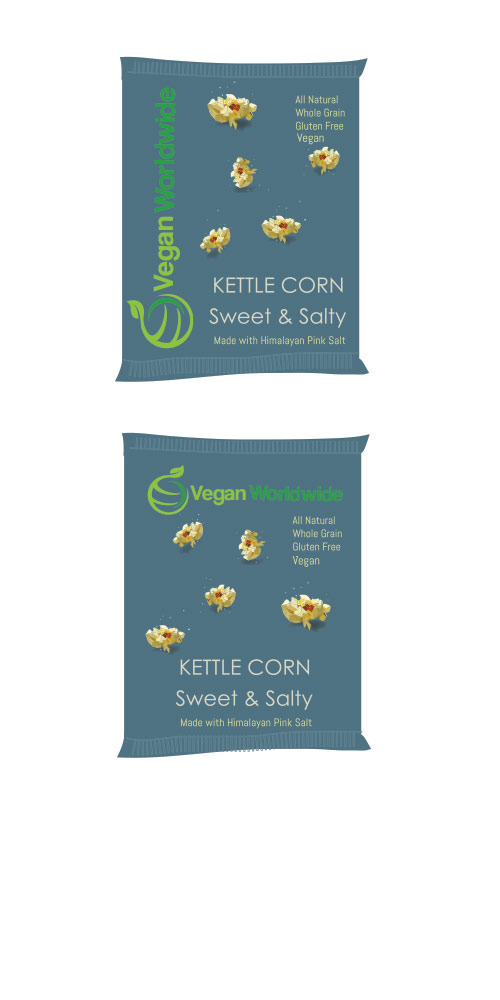 Popcorn/Kettle Corn Packaging logo design by not2shabby