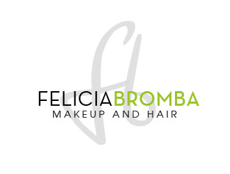 Felicia Bromba - Makeup and Hair logo design by Sorjen