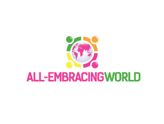 ALL-EMBRACING WORLD logo design by pixeido