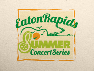 City of Eaton Rapids Summer Concert in the Park Series logo design by dondeekenz