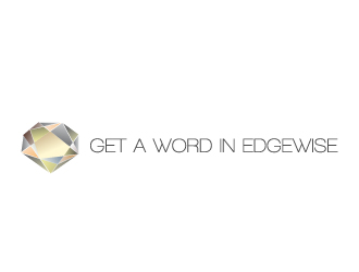Get a Word in Edgewise Logo Design