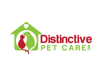 Distinctive Pet Care, Inc. logo design by Dawnxisoul393