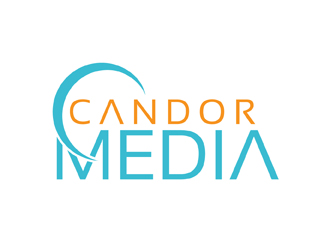 Candor Media logo design by peacock