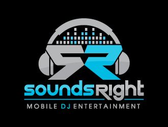 Sounds Right Mobile DJ Entertainment logo design by DezignLogic