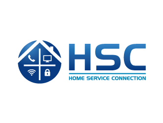 HSC (Home Service Connection) logo design by alxmihalcea