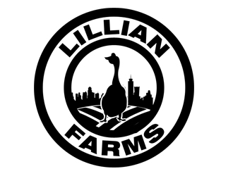 Lillian Farms logo design by XyloParadise