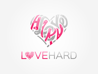 Love Hard logo design by neonlamp