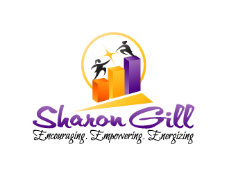 Sharon Gill International logo design by Dawnxisoul393