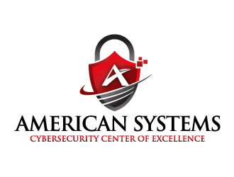 AMERICAN SYSTEMS Cybersecurity Center of Excellence logo design by Dawnxisoul393