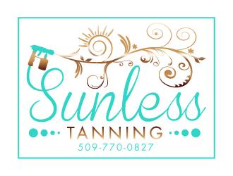 Sunless Tanning logo design by akilis13