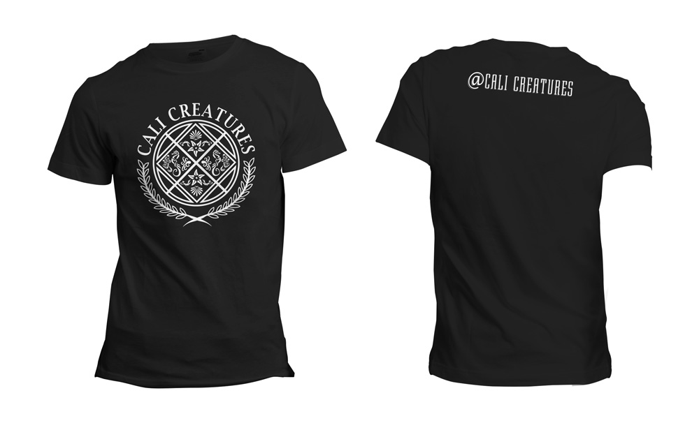 This is for the very first T-shirt Design for Cali Creatures logo design by leors