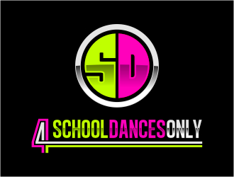 4 School Dances Only logo design by mashoodpp