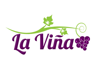 La Viña logo design by XyloParadise