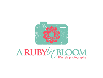 A Ruby In Bloom - lifestyle photography logo design by logolady