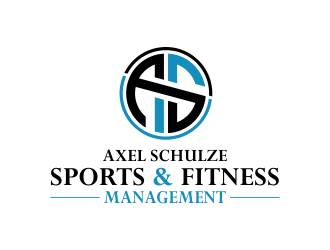 AS SPORTS & FITNESS MANAGEMENT logo design by ingepro