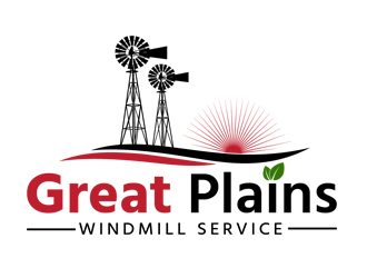 Great Plains Windmill Service Logo Design