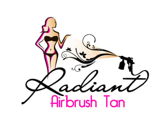 Radiant Airbrush Tan logo design by Dawnxisoul393