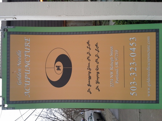 Golden Health LLC, DBA: Golden Needle Acupuncture Clinic logo design