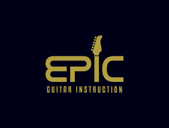 Epic Guitar Instruction logo design by bungpunk