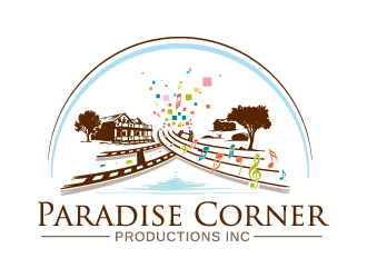 Paradise Corner Productions Inc. logo design by DezignLogic