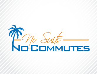 No Suits No Commutes logo design by fabil