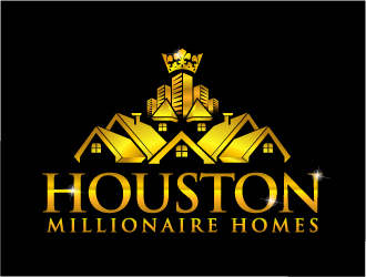 Houston Millionaire Homes logo design by Dawnxisoul393