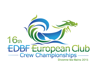 European Dragon Boat Club Crew Championship logo design by mindgal