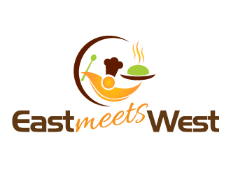 East Meets West logo design by Dawnxisoul393