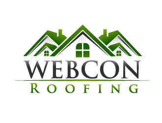 WEBCON ROOFING logo design by Dawnxisoul393