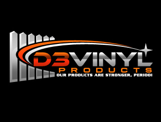 D3 Vinyl Products logo design by acasia