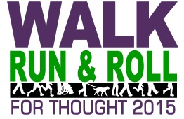2015 Walk, Run, & Roll - For Thought Logo Design - 48hourslogo