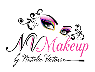 NV Makeup logo design by ingepro