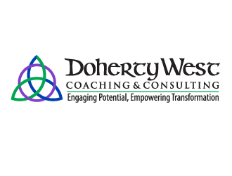 Doherty West Coaching & Consulting logo design by dondeekenz