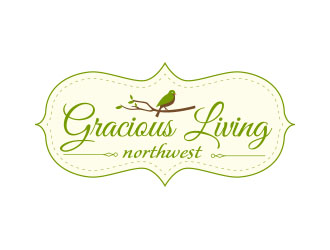 Gracious Living Northwest logo design by Sorjen