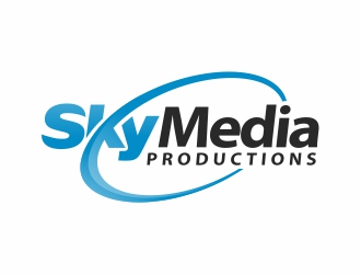 SkyMedia Productions logo design by tozo