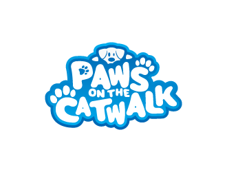 Paws on the Catwalk logo design by littlejoemayo