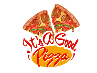 It's A Good Pizza logo design by sanworks