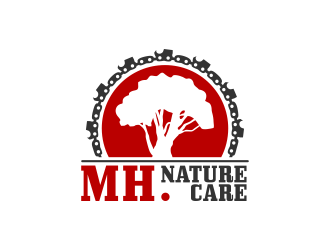 M.H. Nature-Care logo design by mocha